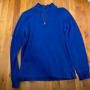 Kids polo quarter zip